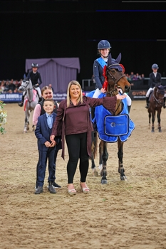Sophia Rogers becomes the Demolition Services Ltd Leading Pony Showjumper of the Year 